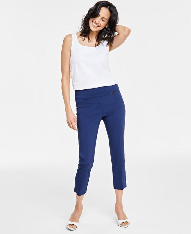 I.n.c. International Concepts Womens Tummy-Control Pull-On Capri Pants, Regular & Petite, Created for Macys Product Image