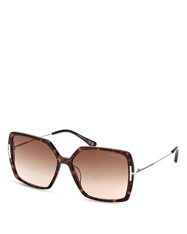 TOM FORD Joanna 59mm Gradient Butterfly Sunglasses Product Image