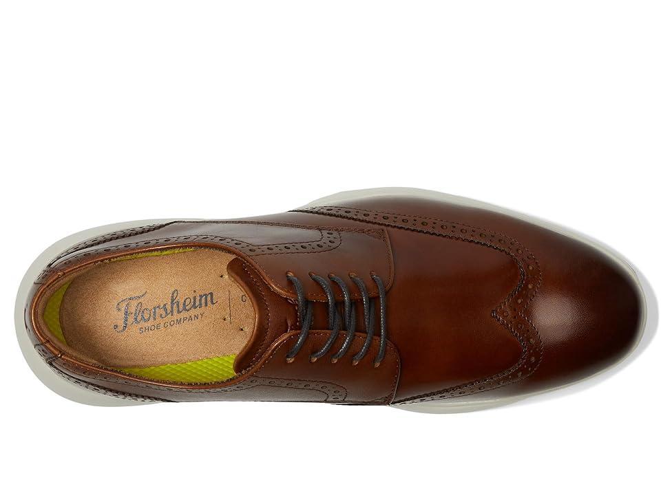 Florsheim Dash Wing Tip Sneaker Sole Oxford Smooth Leather/White Sole) Men's Shoes Product Image