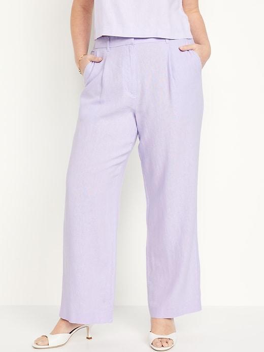 Extra High-Waisted Wide-Leg Taylor Pants Product Image