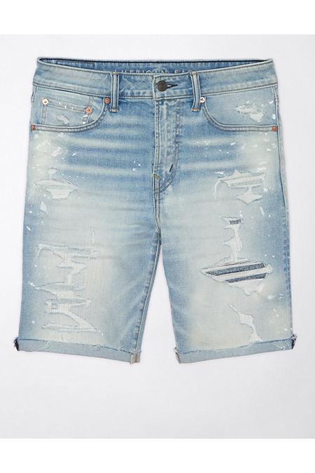 AE AirFlex Ultrasoft 9 Patched Denim Short Men's Product Image