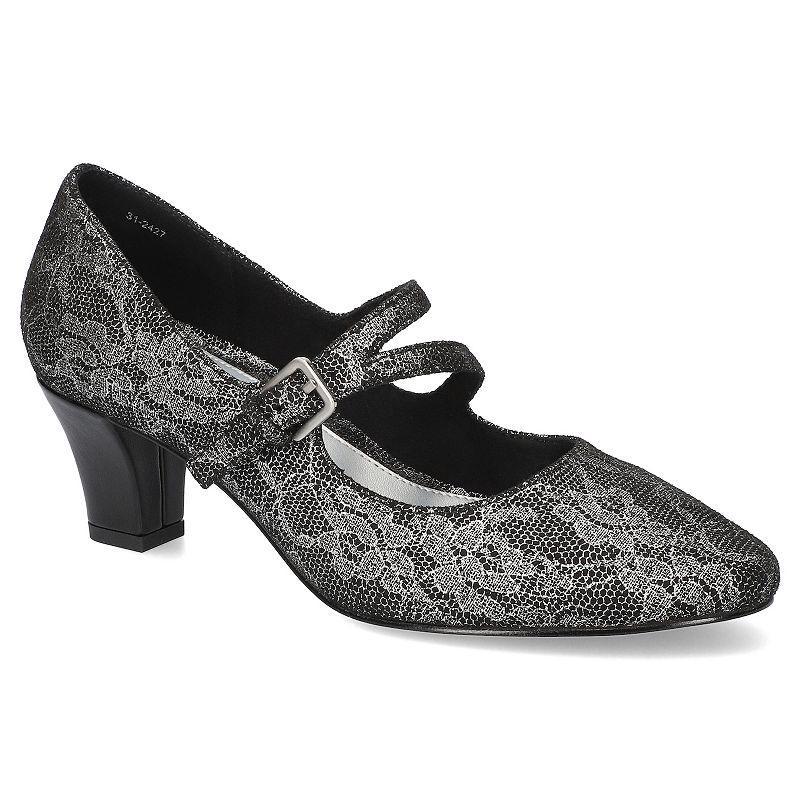 Womens Meryl by Easy Street Asymmetrical Mary Jane Pumps Product Image