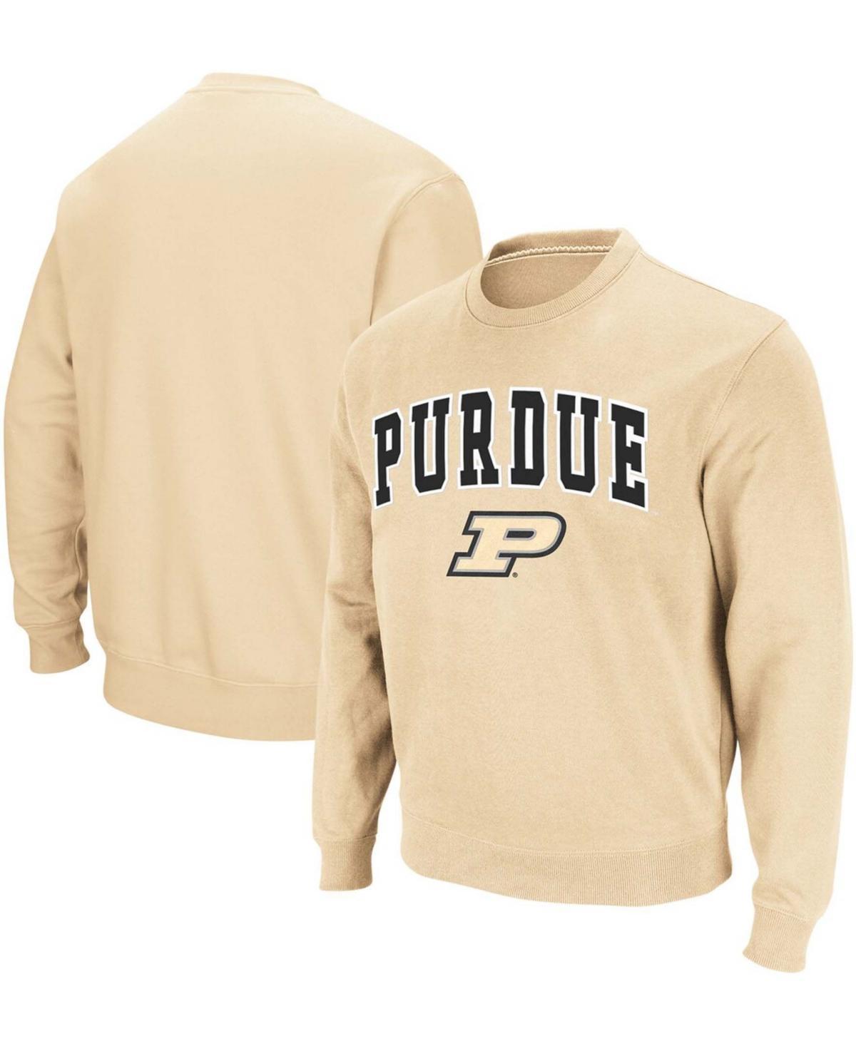 Mens Colosseum Purdue Boilermakers Arch & Logo Crew Neck Sweatshirt Product Image