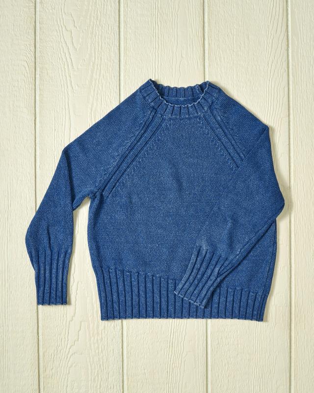 Women's Deep Sea Quaker Crewneck Sweater in Indigo Product Image