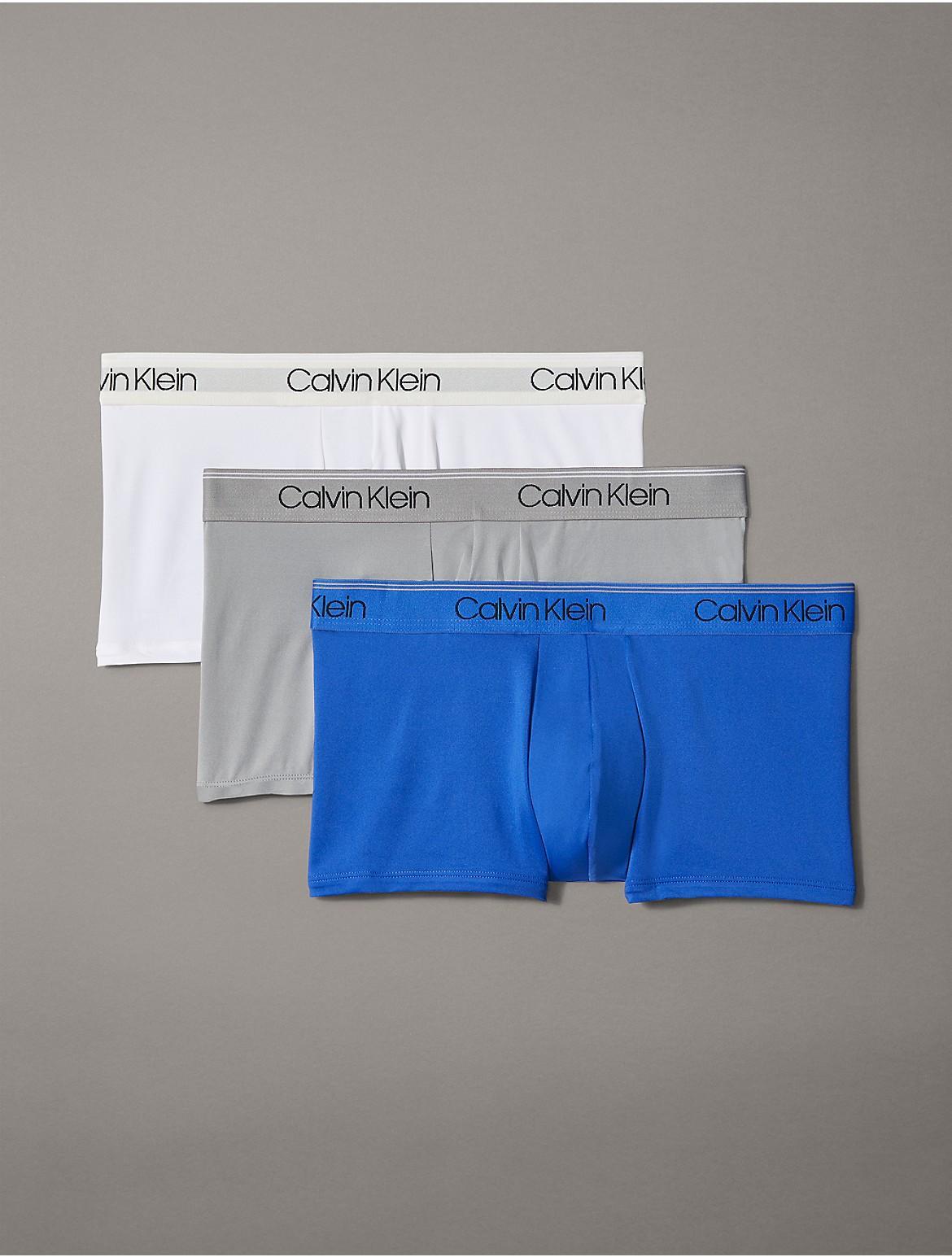 Mens Calvin Klein 3-Pack Microfiber Stretch Low-Rise Trunks, Mens Product Image