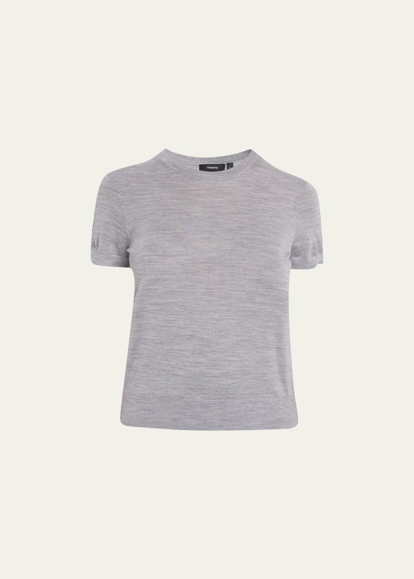 Basic Regal Wool Short-Sleeve Tee Product Image