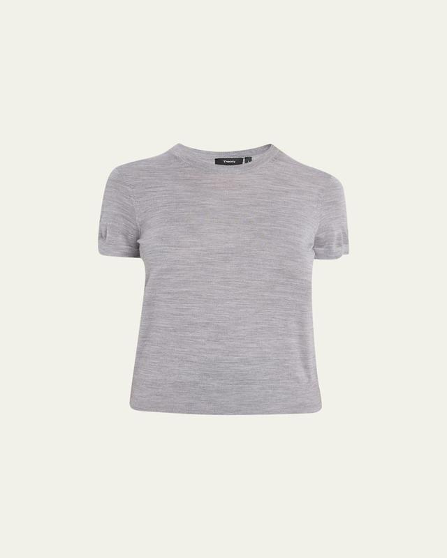 Basic Regal Wool Short-Sleeve Tee Product Image