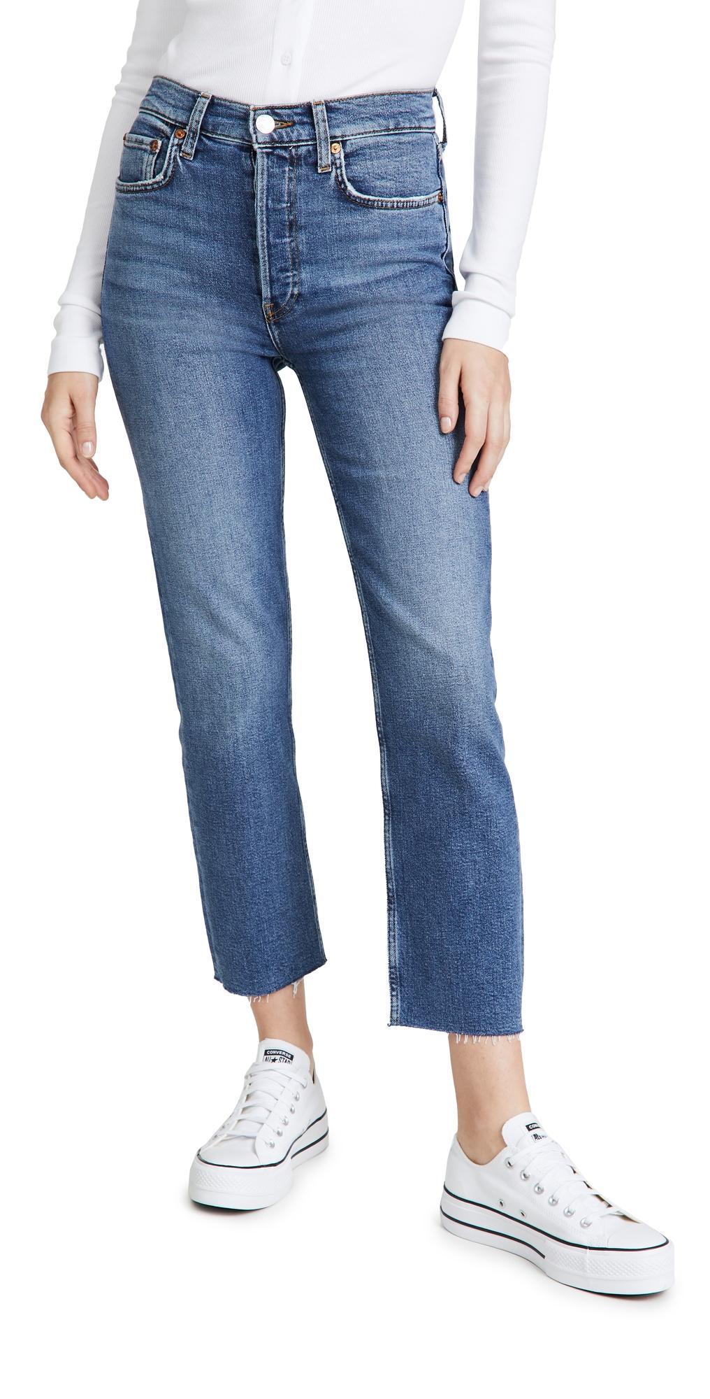 Re/Done Originals High Waist Stovepipe Jeans Product Image