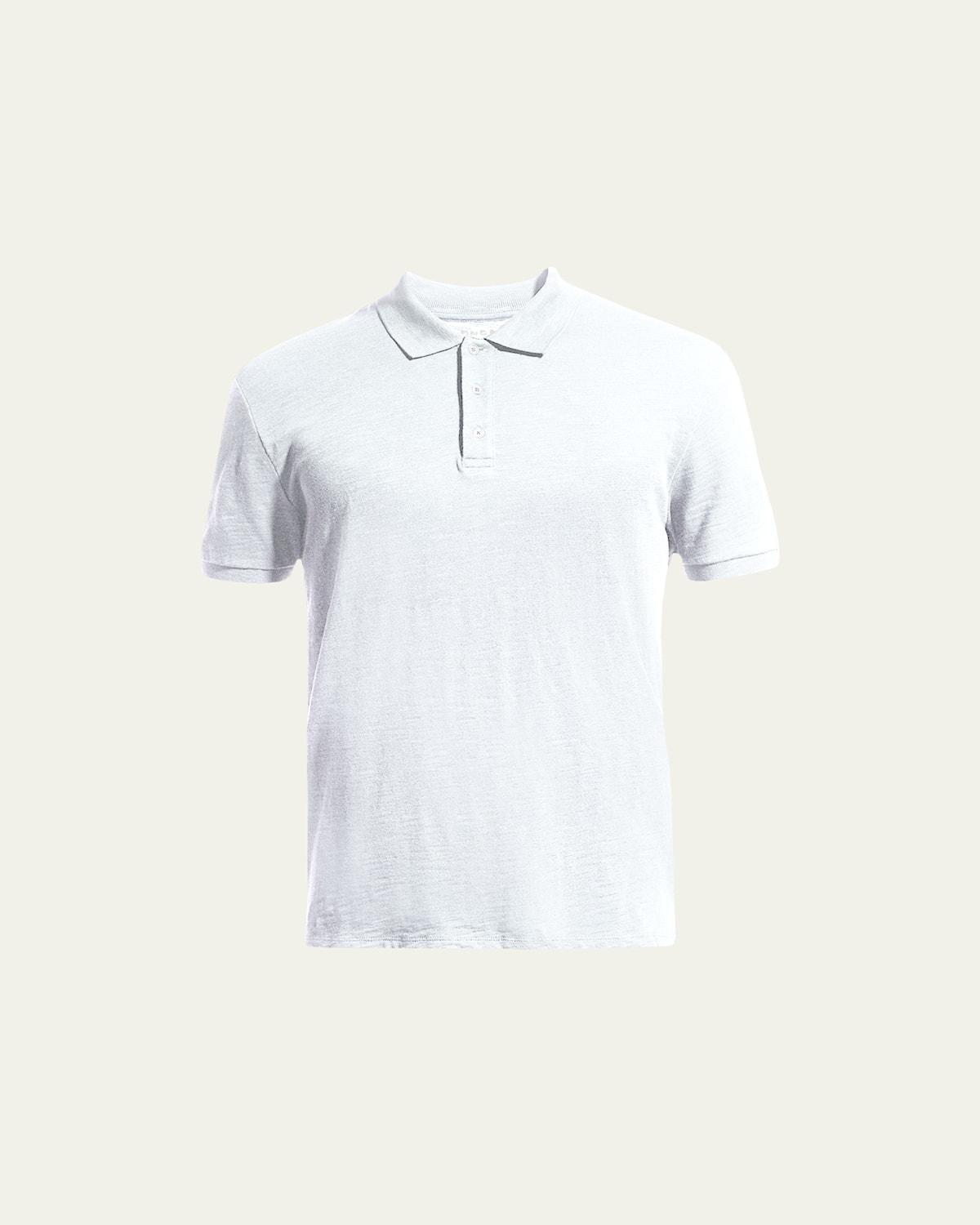 Vince Regular Fit Slub Jersey Polo Product Image