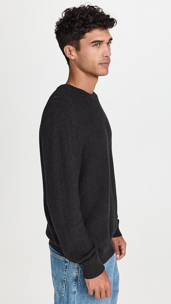 NN07 Pete Herringbone Crewneck Sweater | Shopbop Product Image