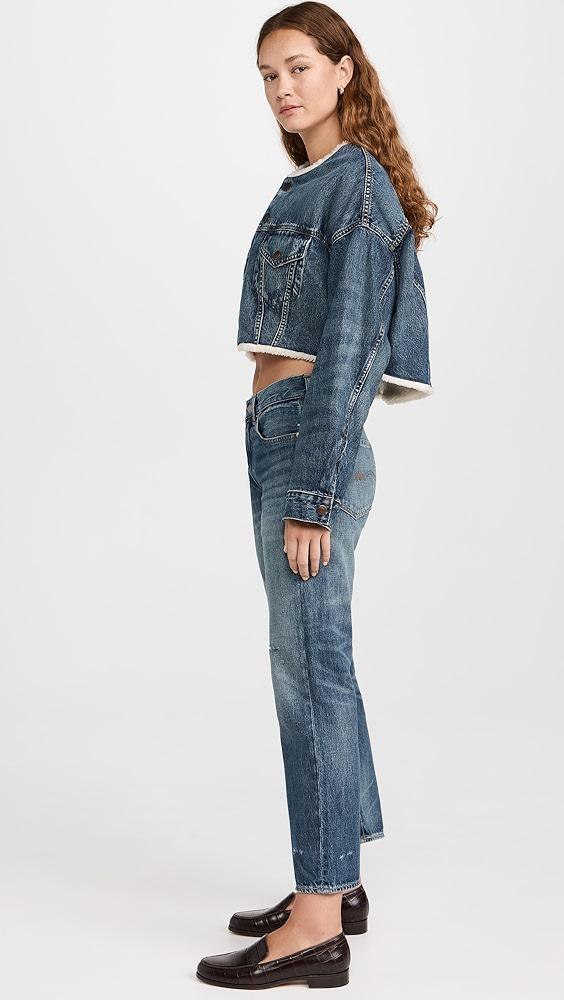 Denimist Oversized Cropped Denim Jacket | Shopbop Product Image