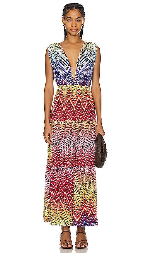 Plunging Maxi Dress Product Image