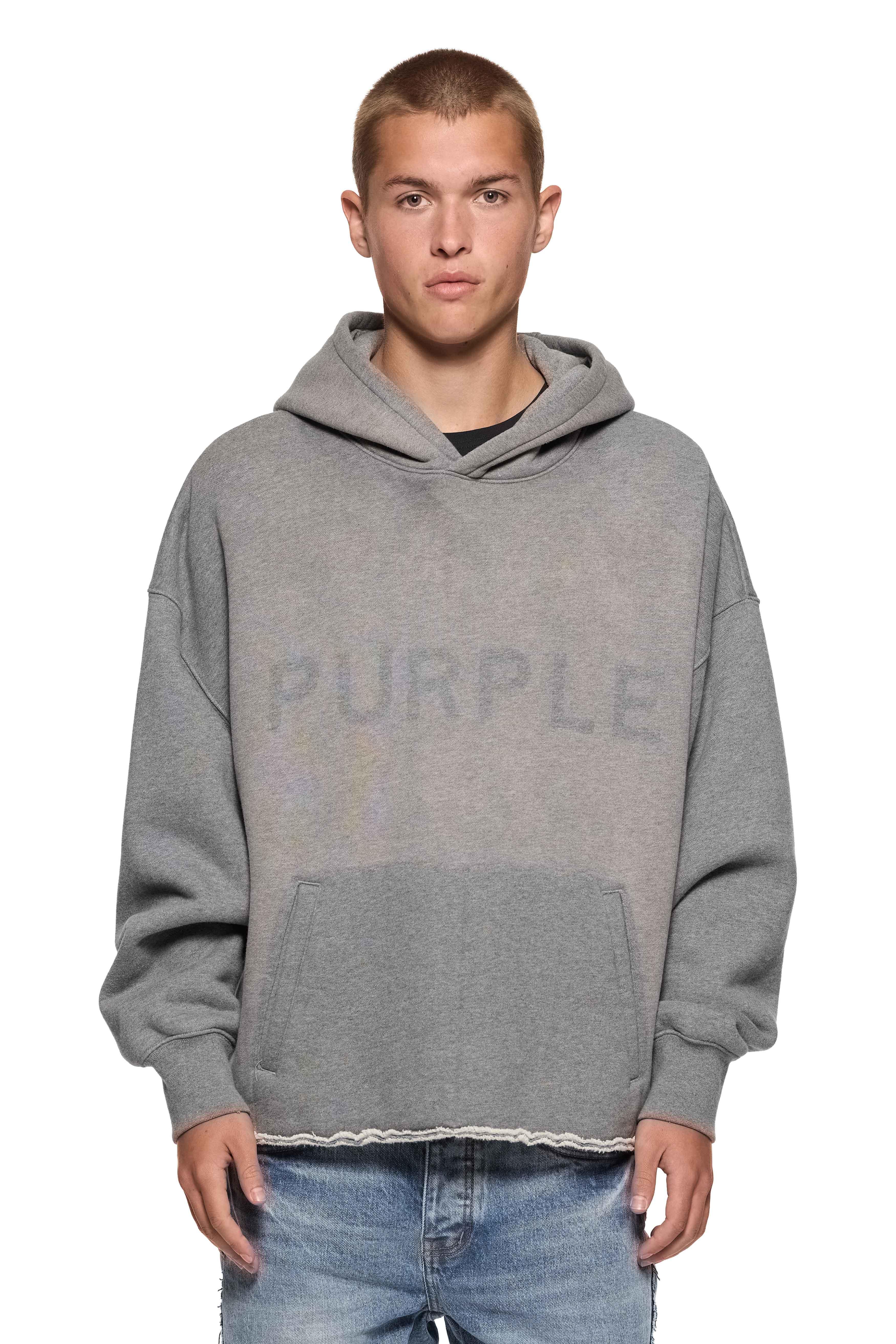 Shadow Wordmark Oversized Hoodie Male Product Image