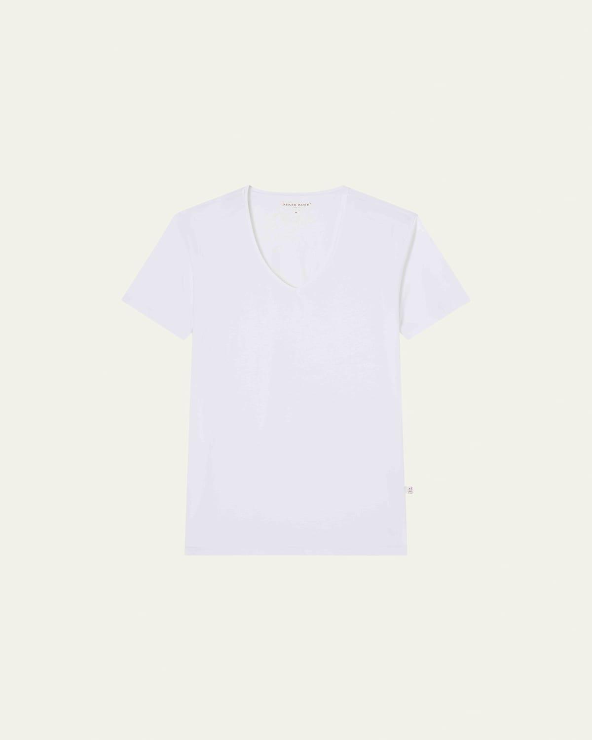 Mens Pima Stretch V-Neck T-Shirt Product Image