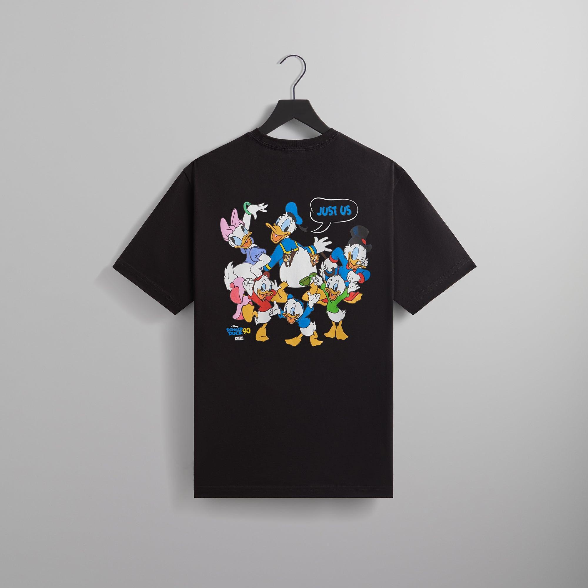 Disney | Kith for Donald Duck Just Us Tee - Black Male Product Image