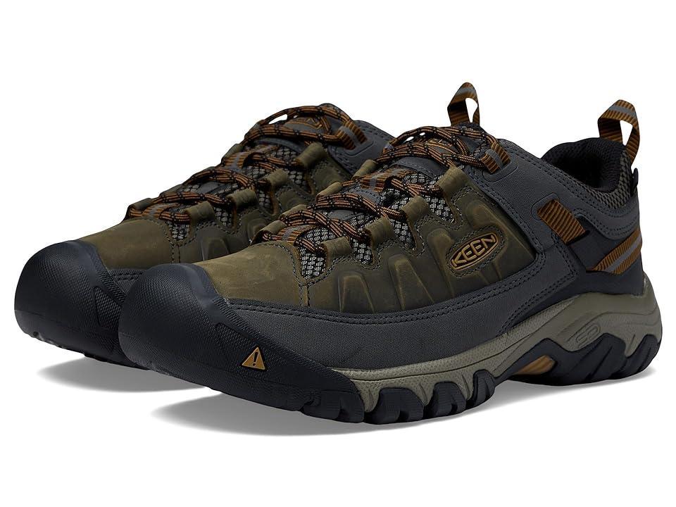 KEEN Targhee III Waterproof Olive/Golden Brown) Men's Shoes Product Image