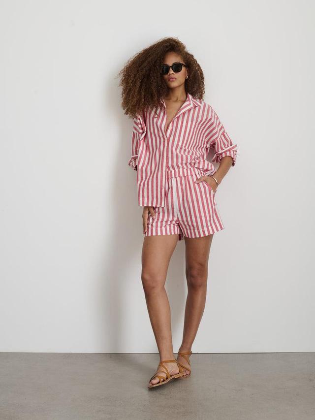 Poolside Shorts In Positano Stripe Product Image