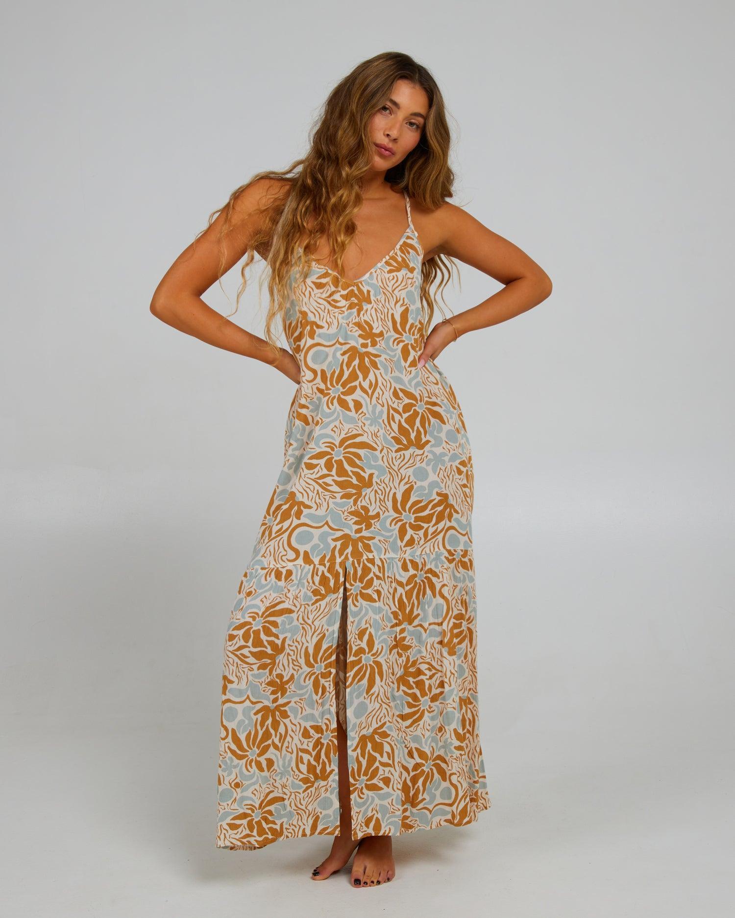 Baja Maxi Dress - Off White Female Product Image