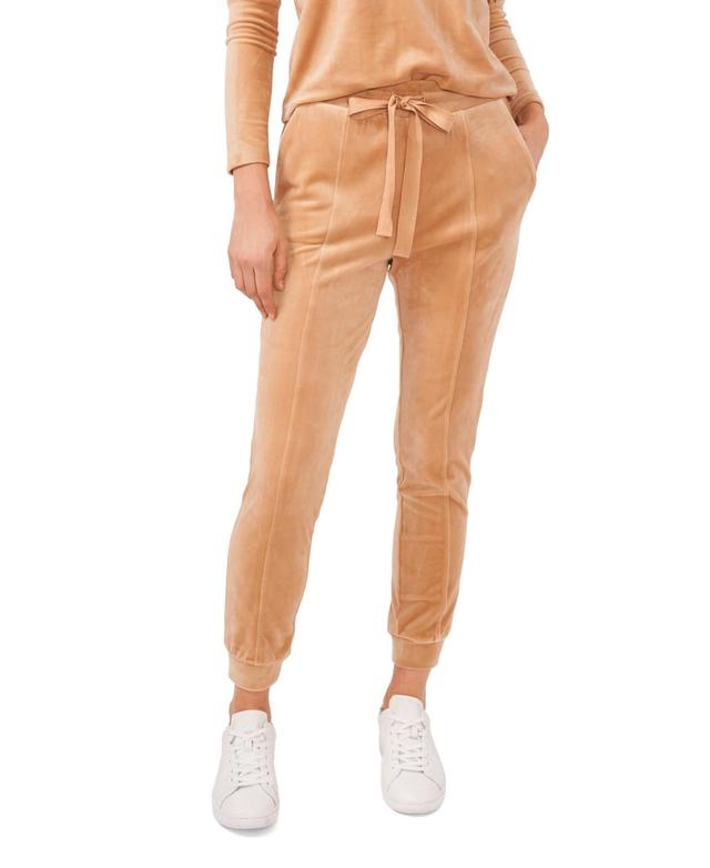 1.state Womens Velour Drawstring Waist Pull on Pants Product Image