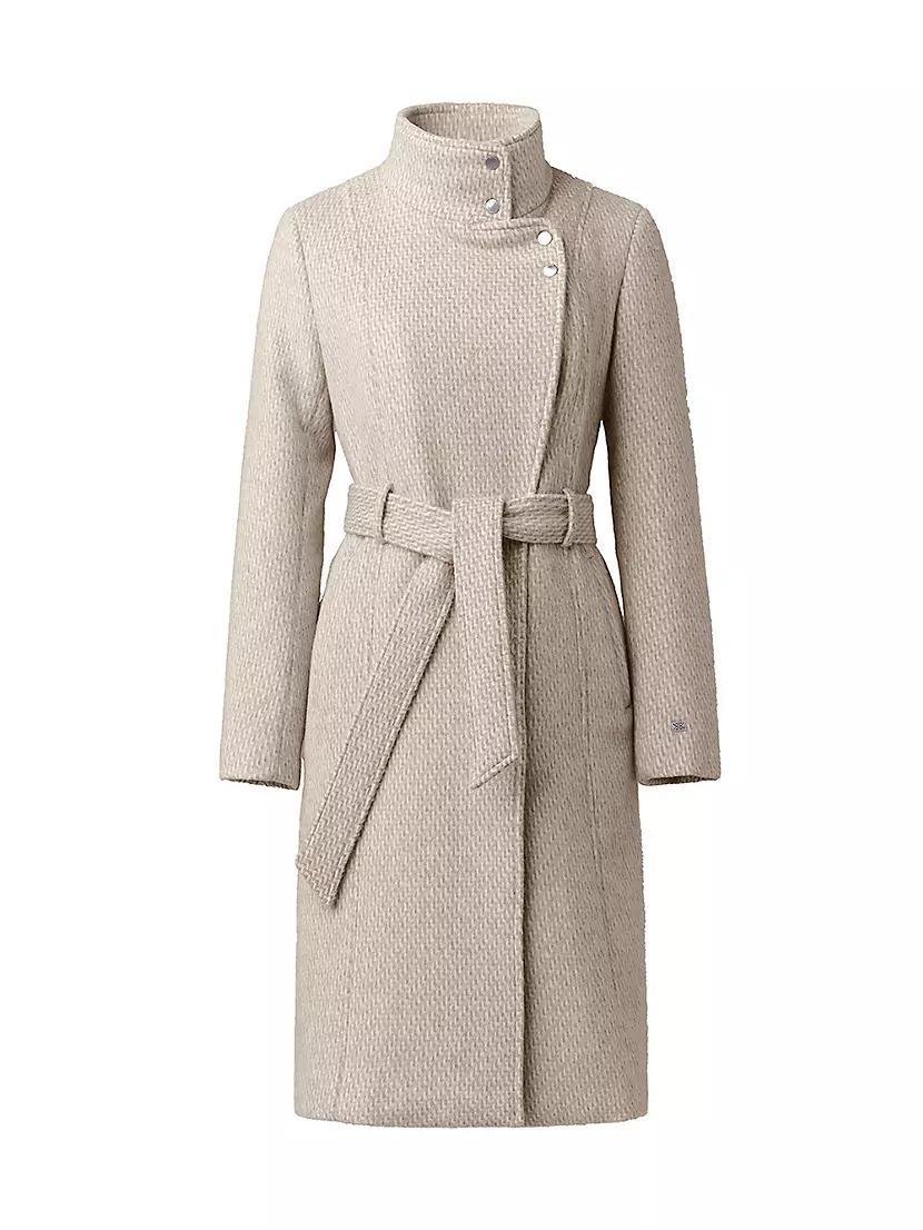 Genie Belted Wool-Blend Coat product image