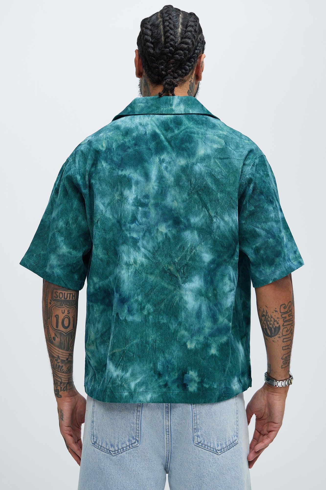 Atlantic Tie Dye Shirt - Green Product Image