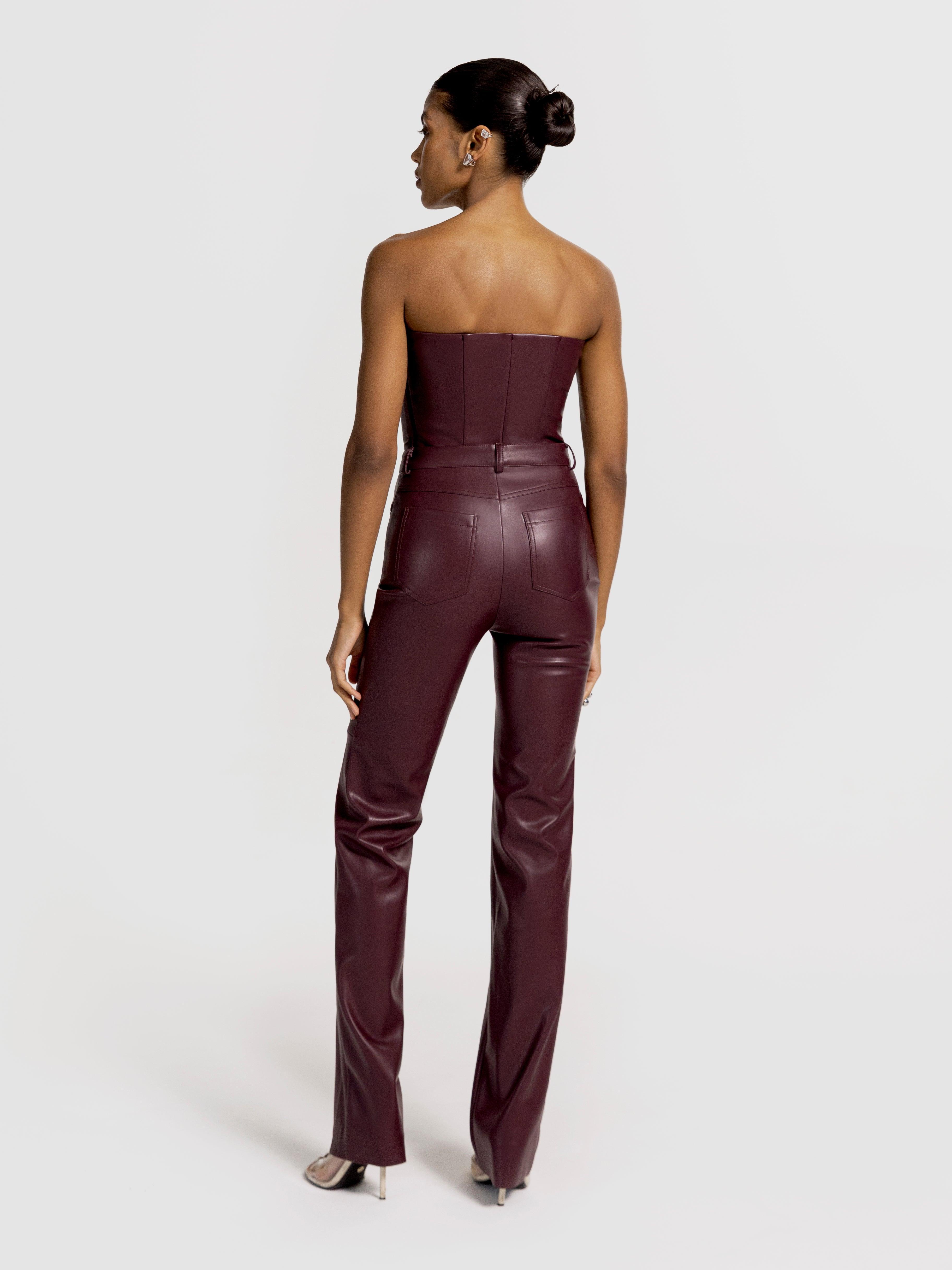 Bundle: Killa bandeau in Plum + Killa pants in Plum Product Image