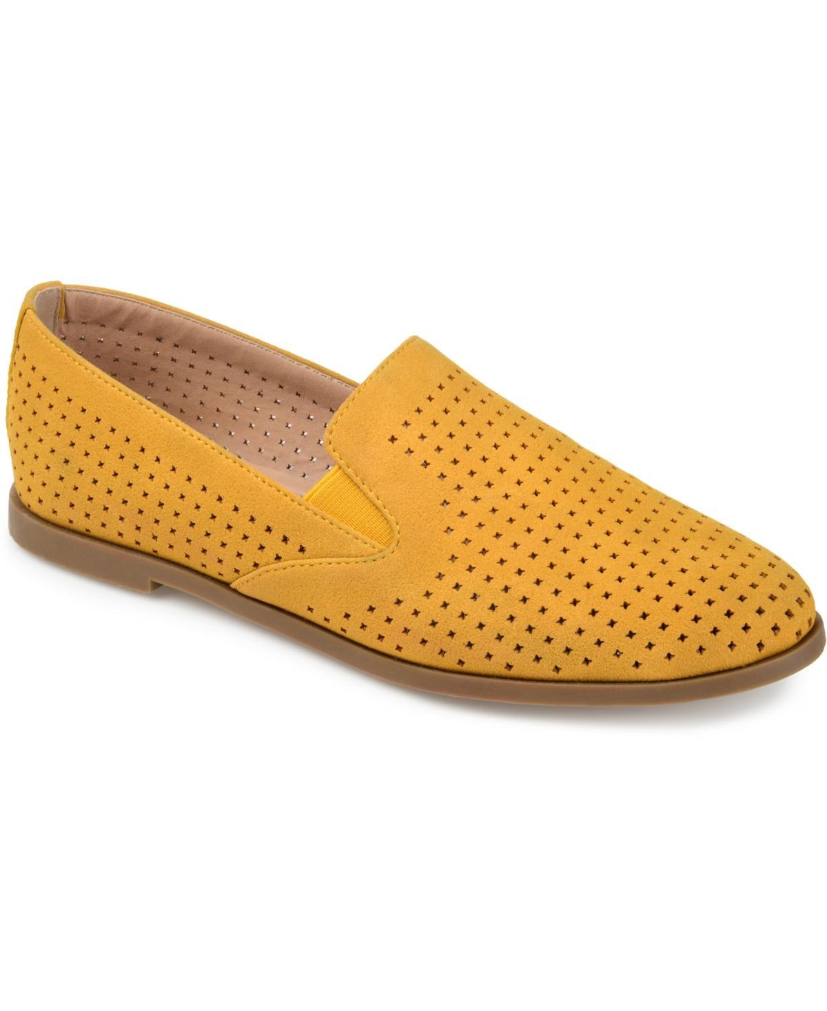 Journee Collection Lucie Womens Flats Yellow Product Image