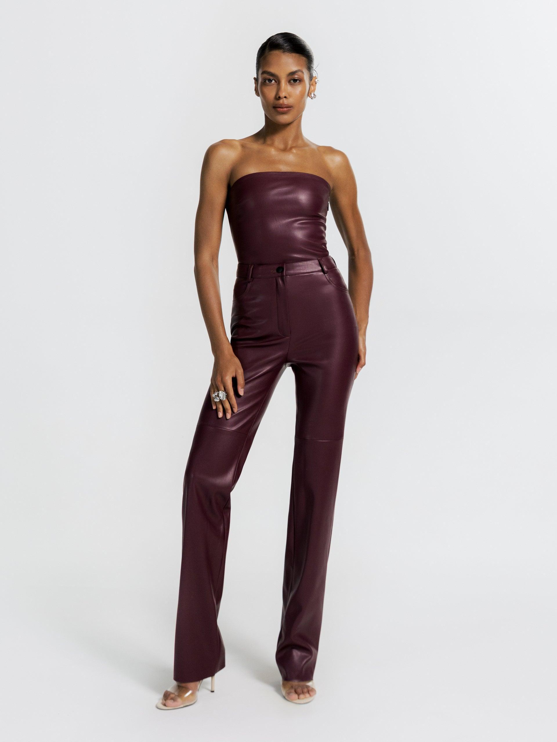 Killa pants in Plum Product Image