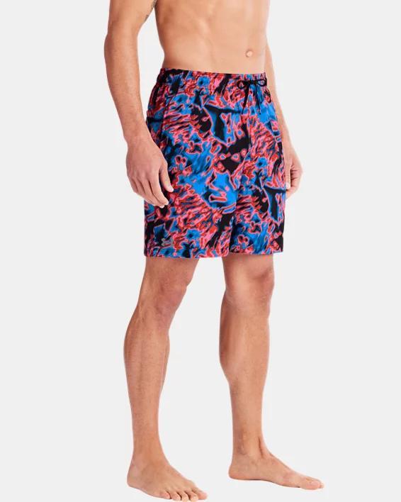 Men's UA Grunge Tropic Compression Volley Shorts Product Image