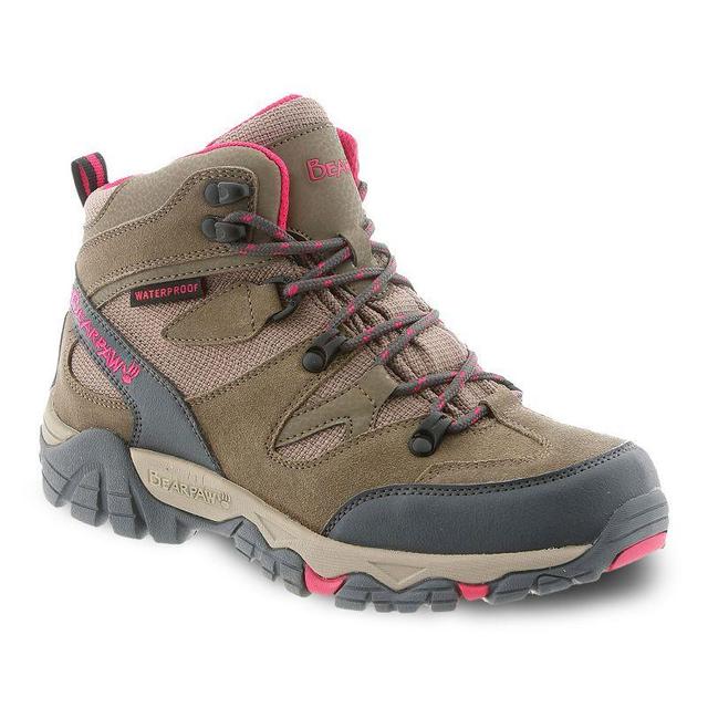 Bearpaw Corsica Womens Waterproof Hiking Boots Brown Product Image