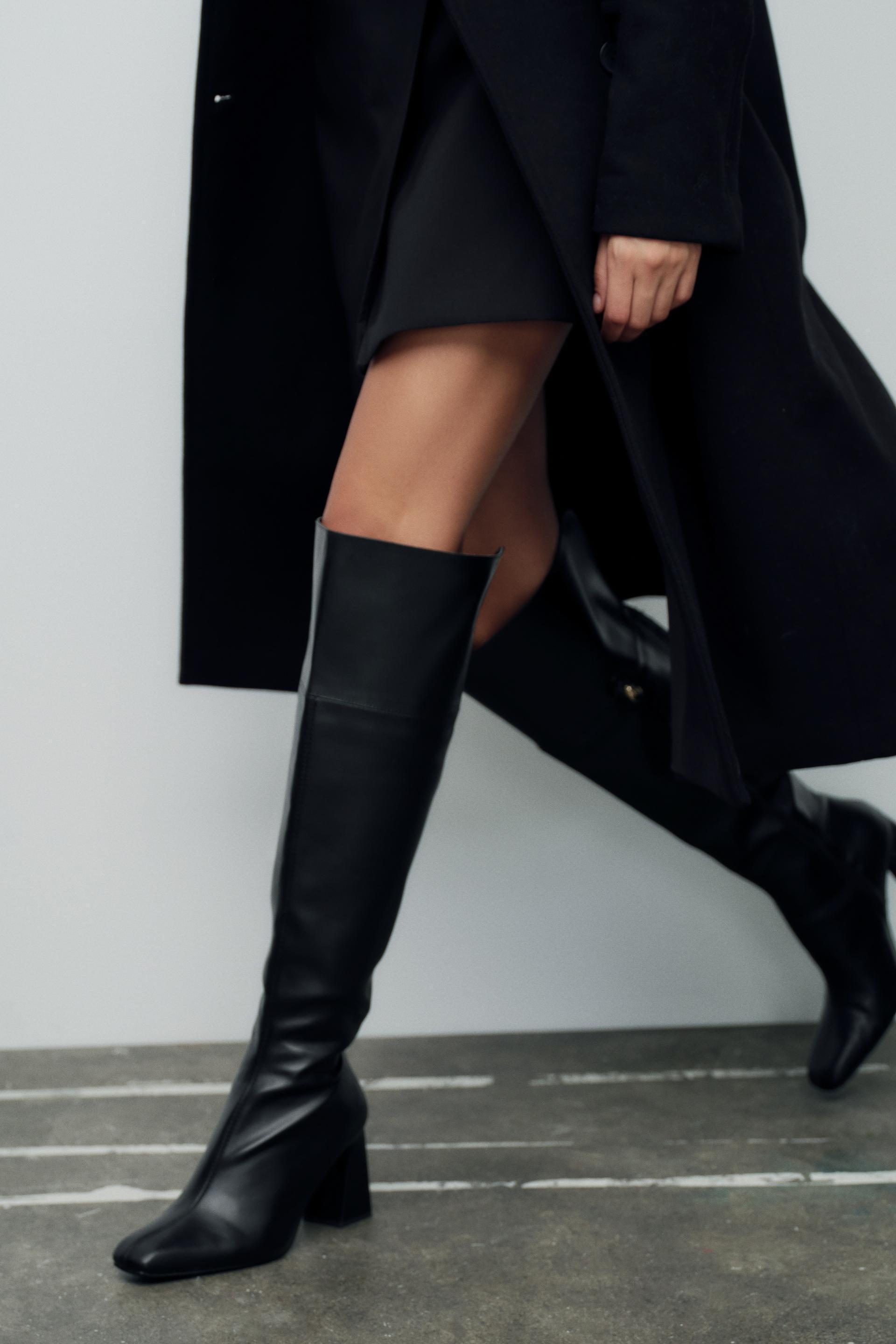 OVER-THE-KNEE HEELED BOOTS product image