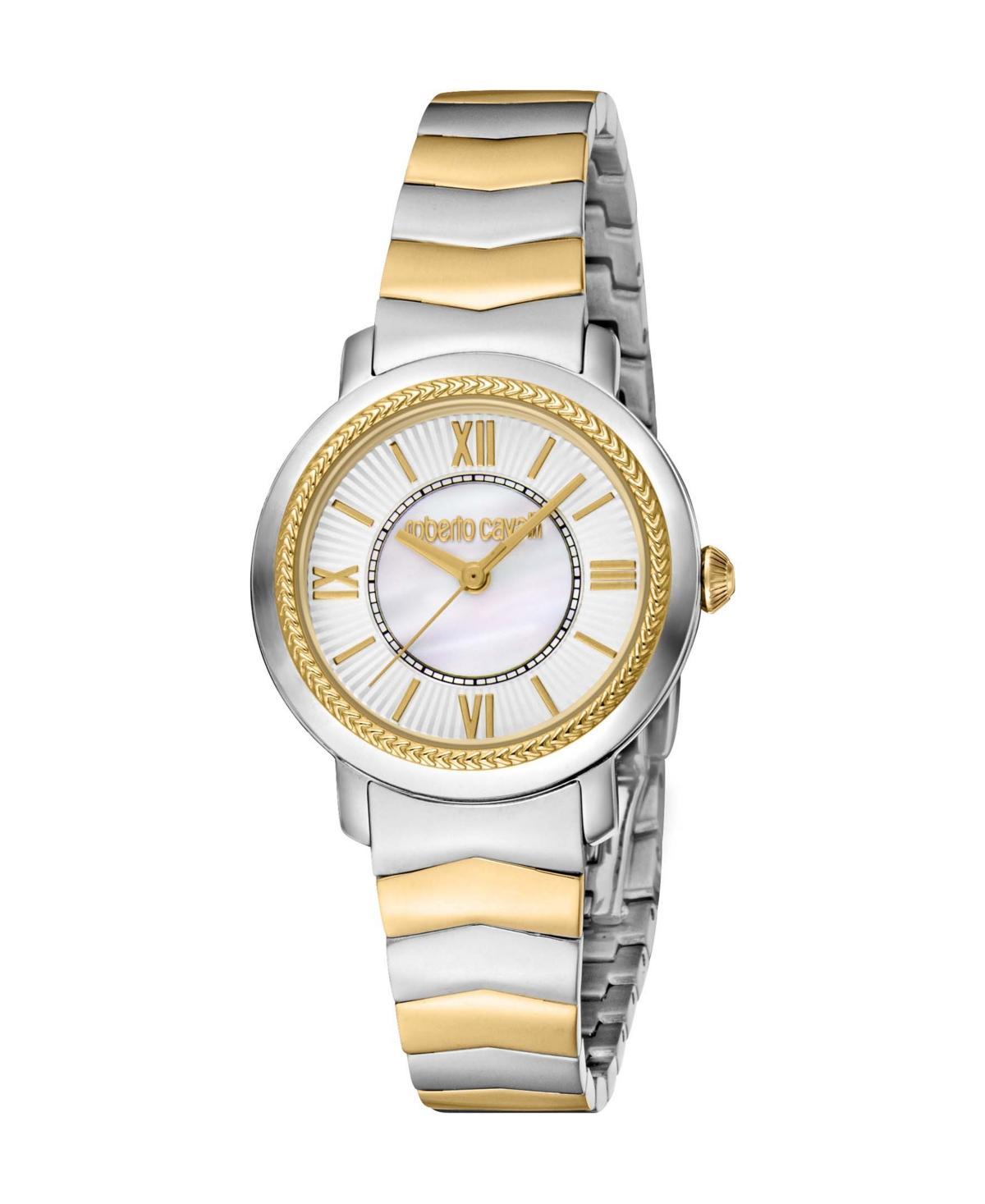 Roberto Cavalli Womens Quartz Two-tone Stainless Steel Watch 30mm Product Image