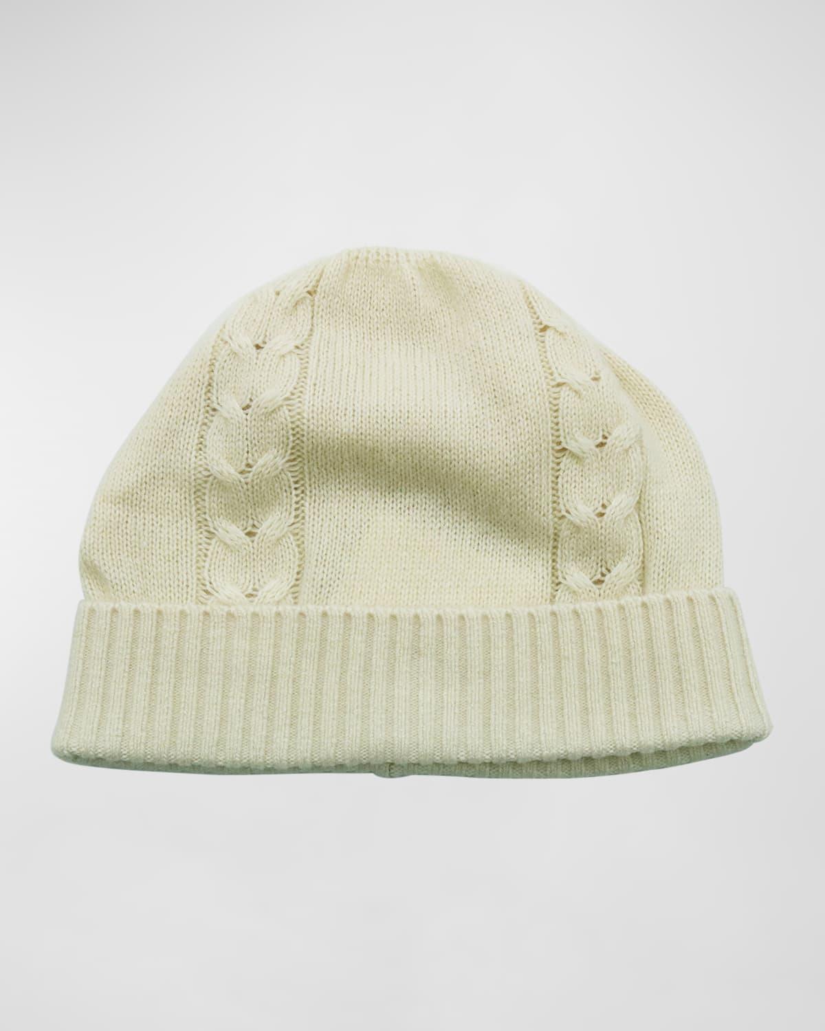 Mens Cable-Knit Beanie Hat Product Image