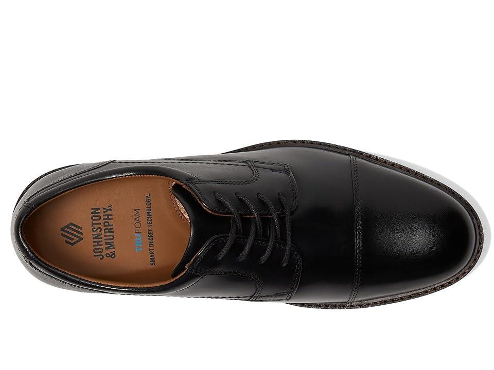 Johnston & Murphy Mason Cap Toe Full Grain) Men's Lace Up Wing Tip Shoes Product Image