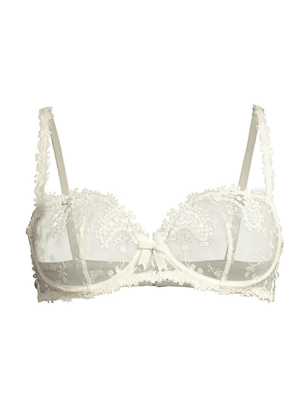 Womens Wish Embroidered Demi Bra Product Image