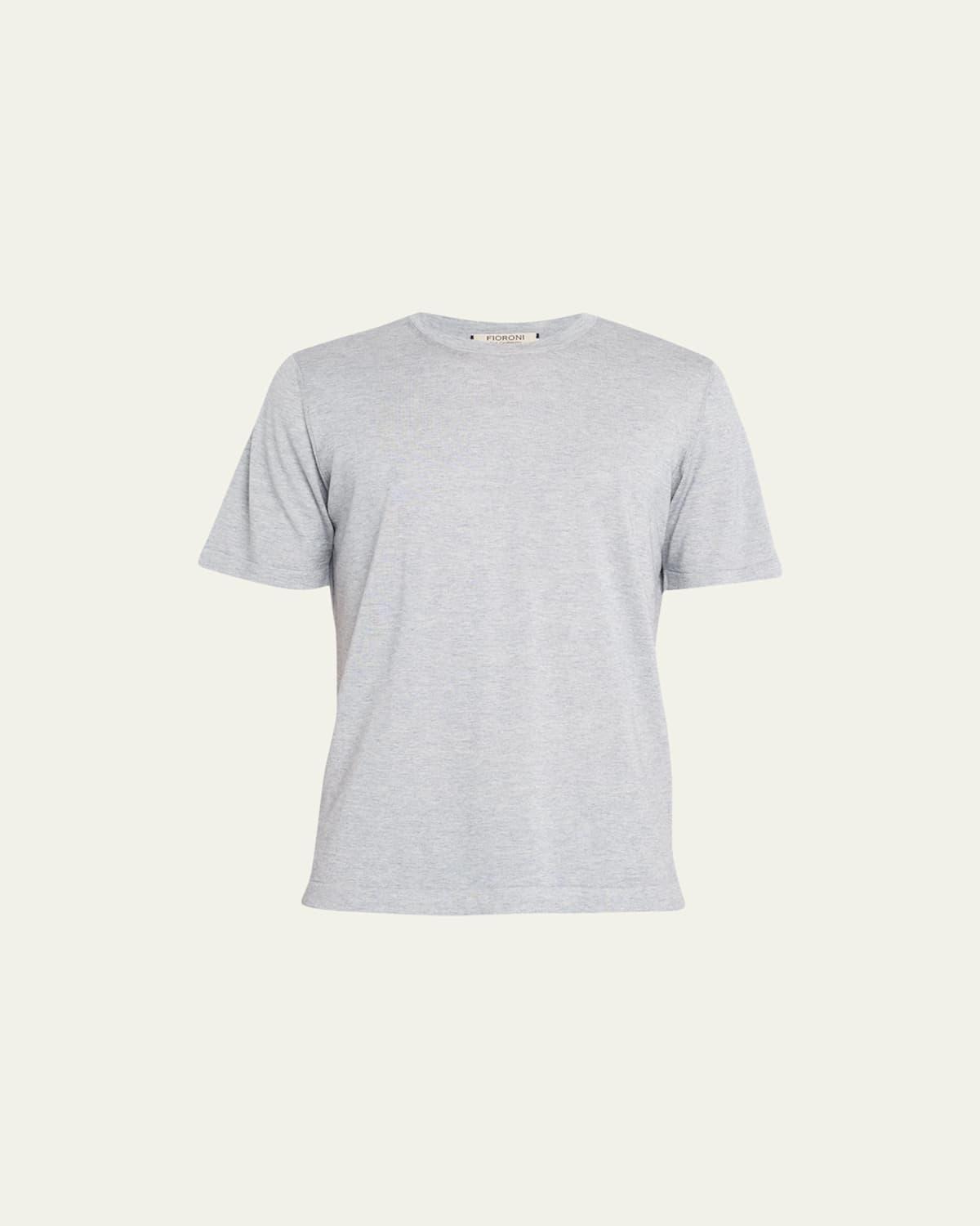 Mens Cotton Cashmere Crewneck T-Shirt Product Image