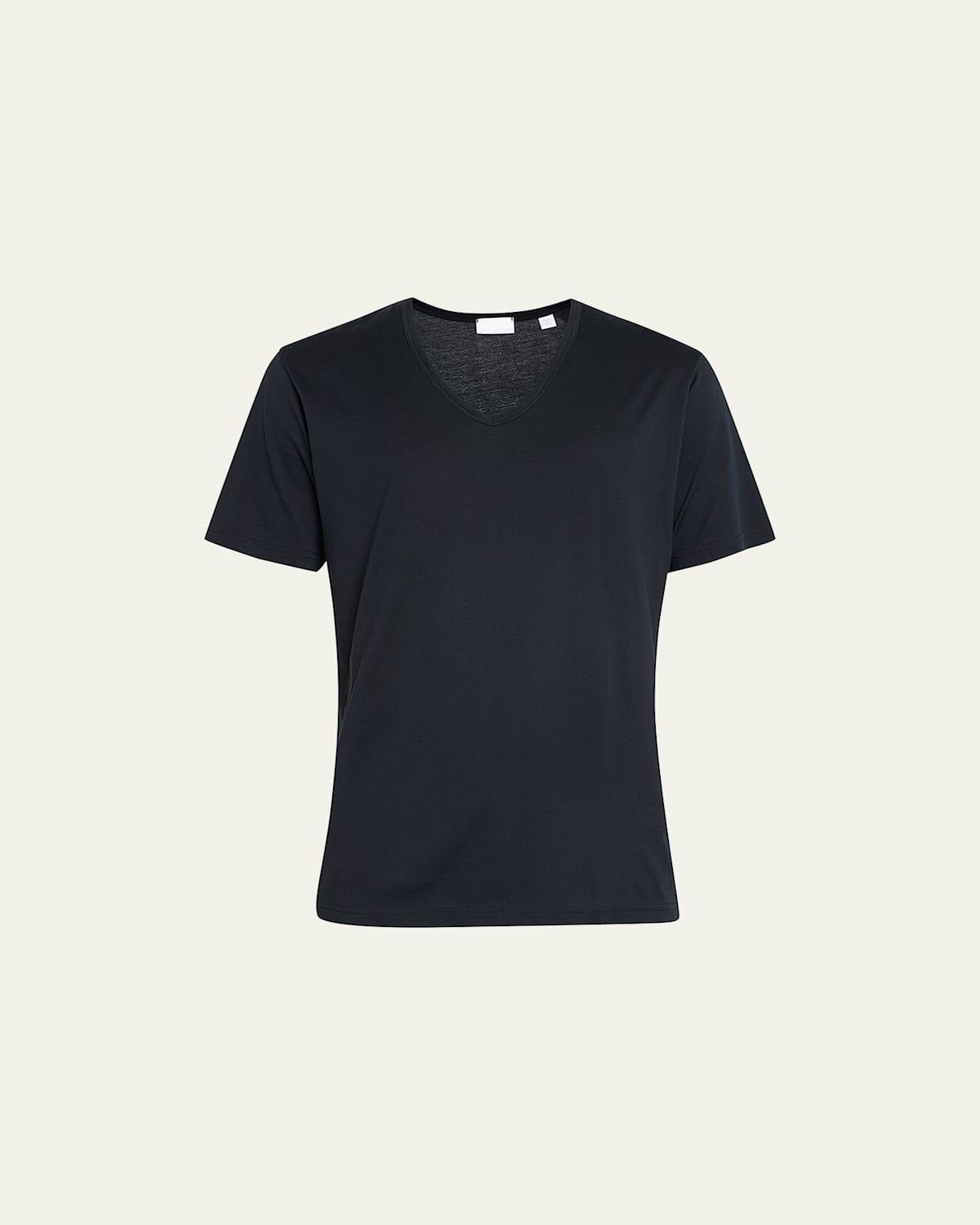 Mens Pima Cotton V-Neck Undershirt T-Shirt Product Image