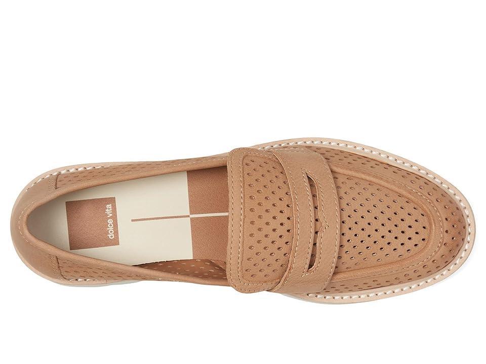 Dolce Vita Malila Perforated Nubuck Lug Sole Loafers Product Image