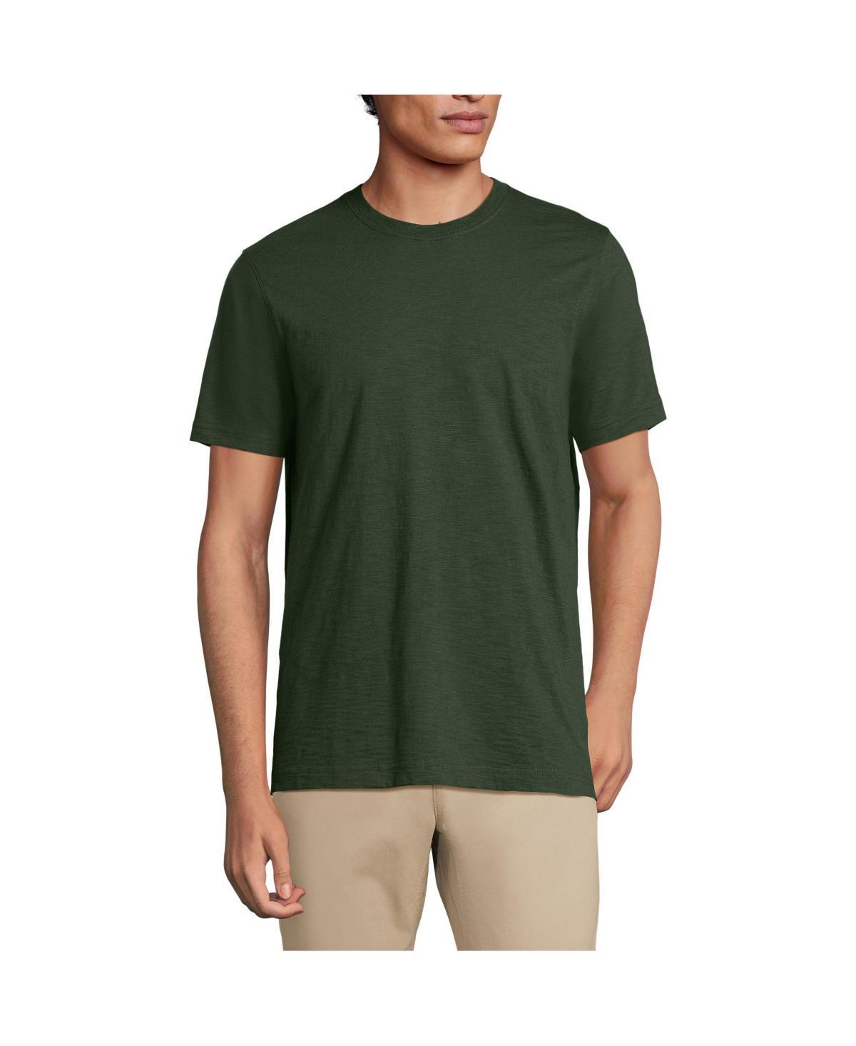 Mens Lands End Short Sleeve Slub Tee, Mens Product Image