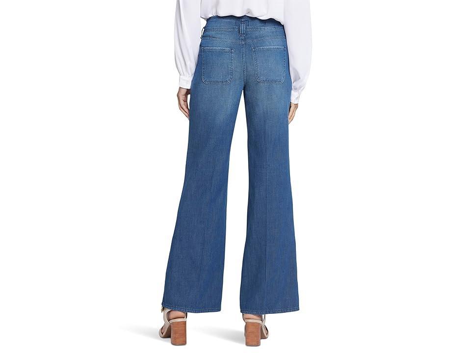 NYDJ HR Teresa Wide Leg (Missionblue) Women's Jeans Product Image