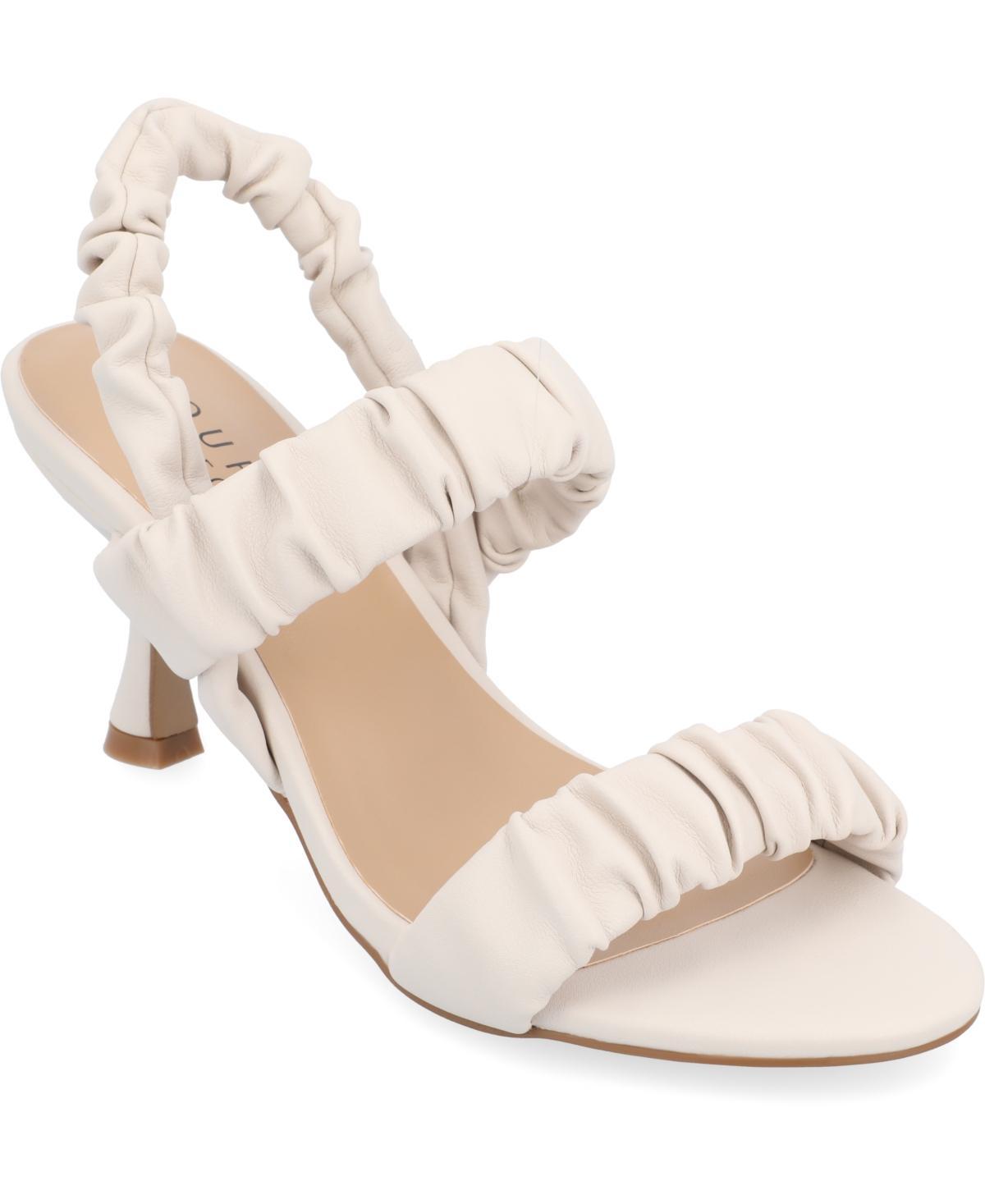 Journee Collection Womens Amaree Ruched Sandals Product Image