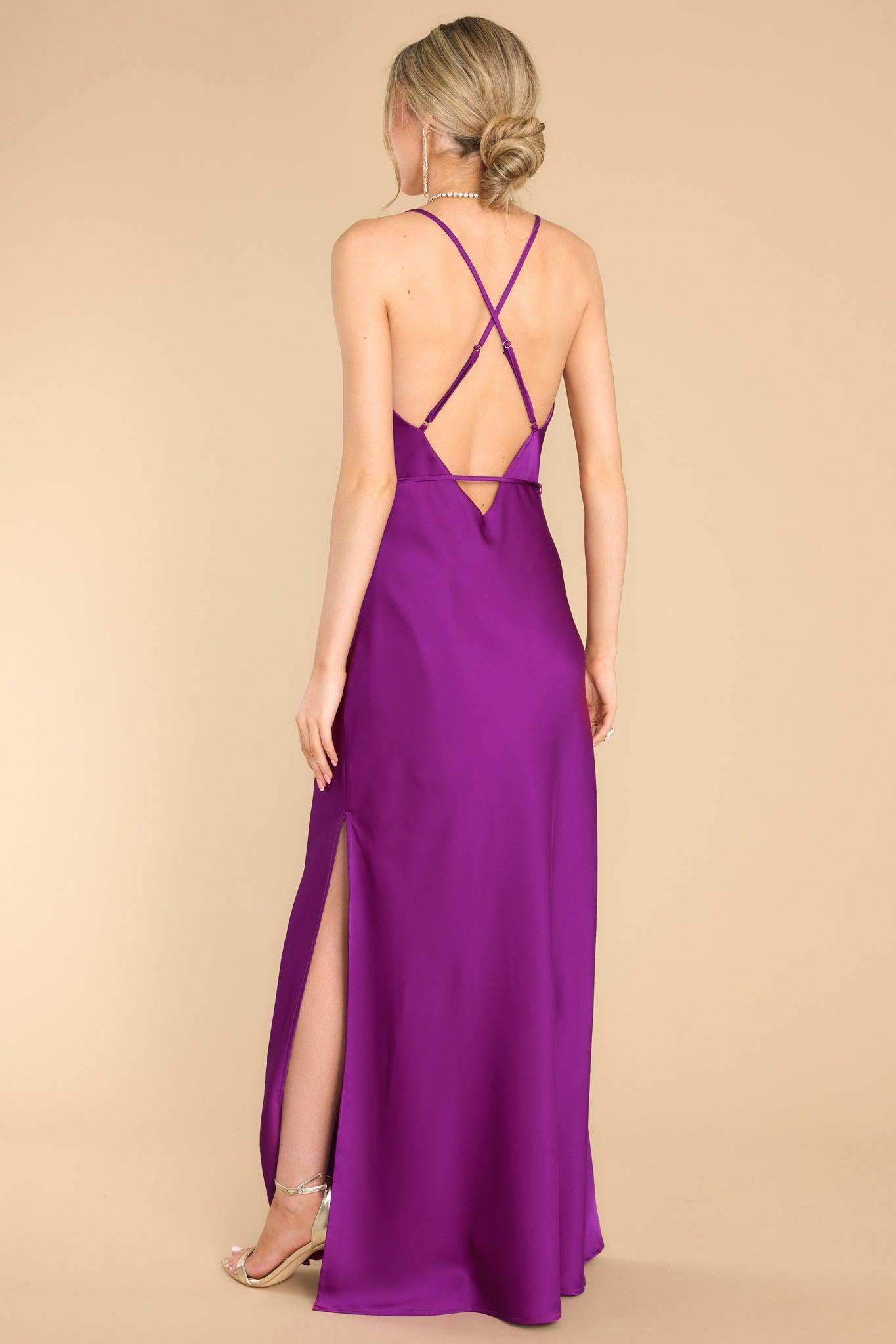 Gleaming Glam Magenta Maxi Dress Product Image