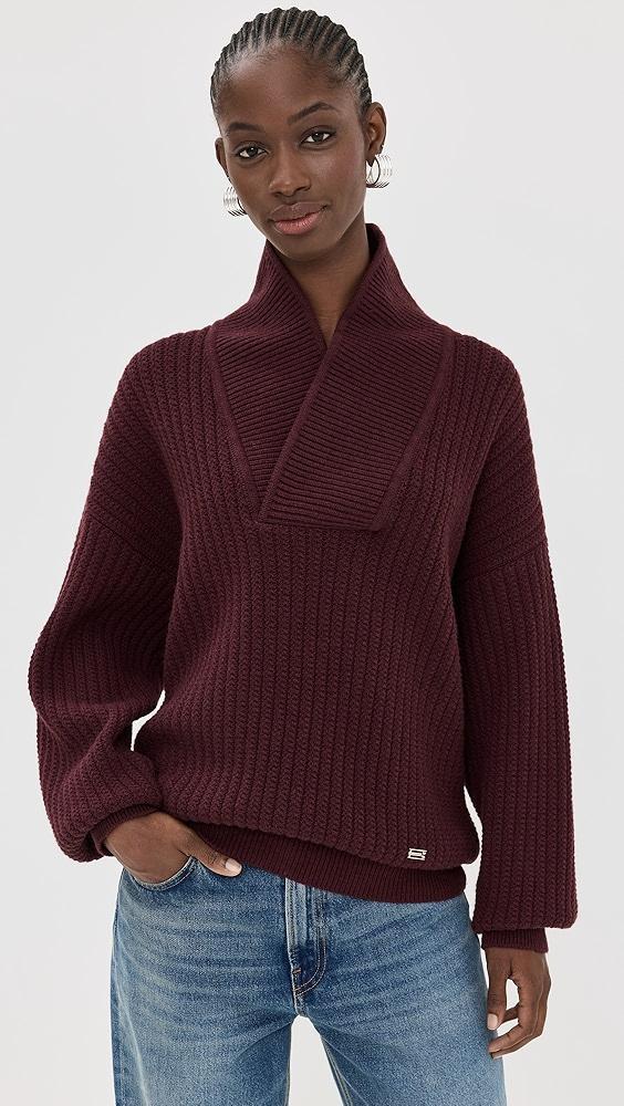 Victoria Beckham Shawl Neck Sweater | Shopbop product image