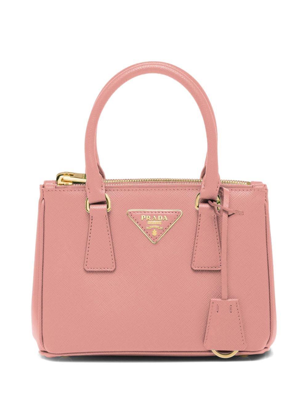 Galleria Saffiano Leather Mini-bag In Pink Product Image