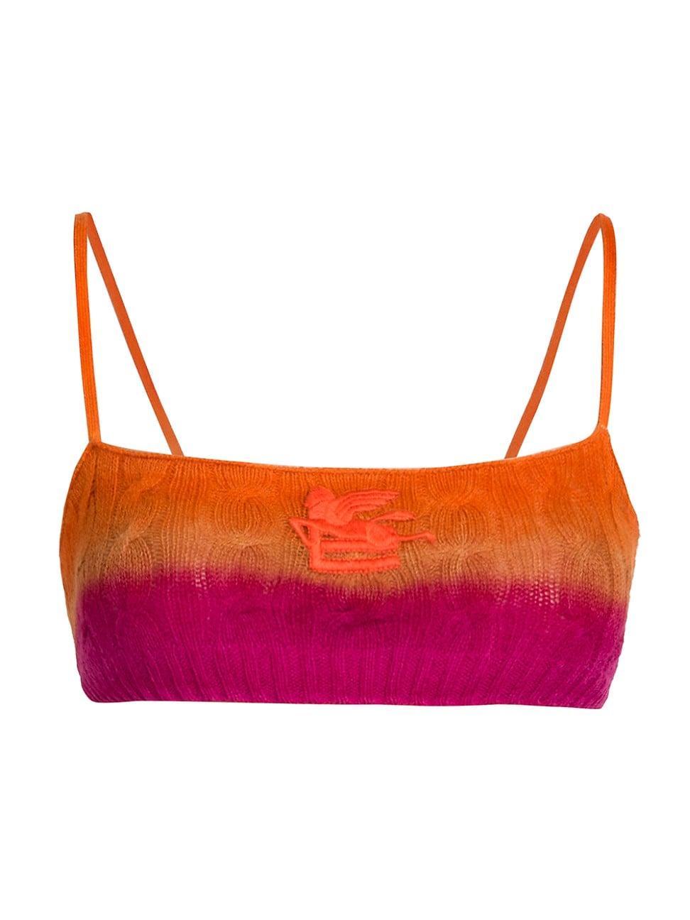 Womens Ombr Crop Top Product Image