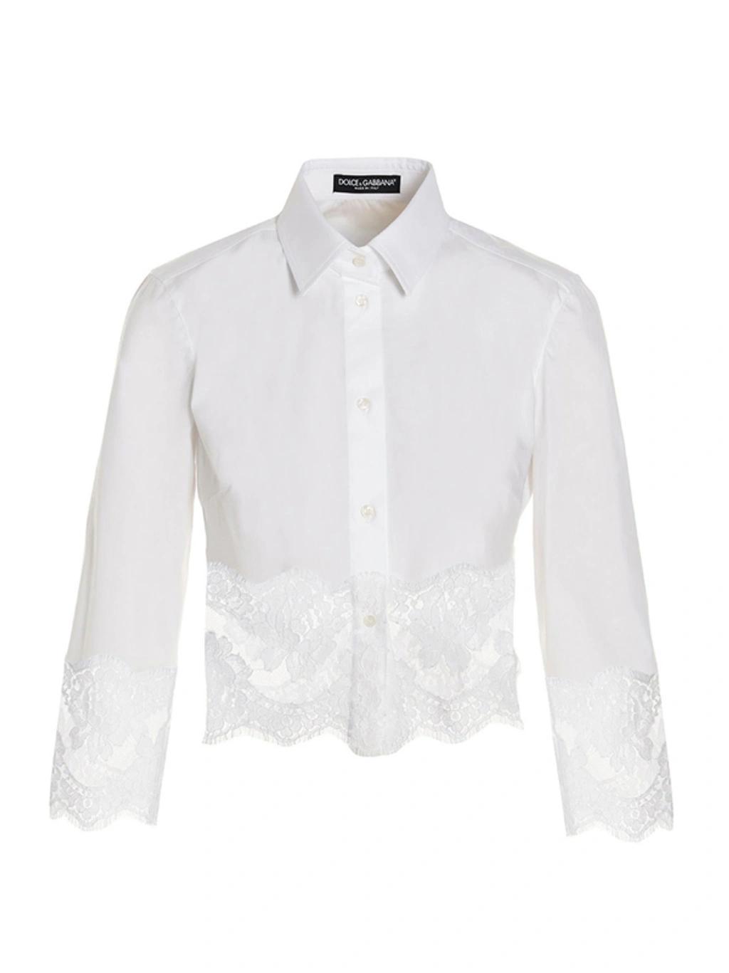 Lace Shirt Shirt, Blouse White product image