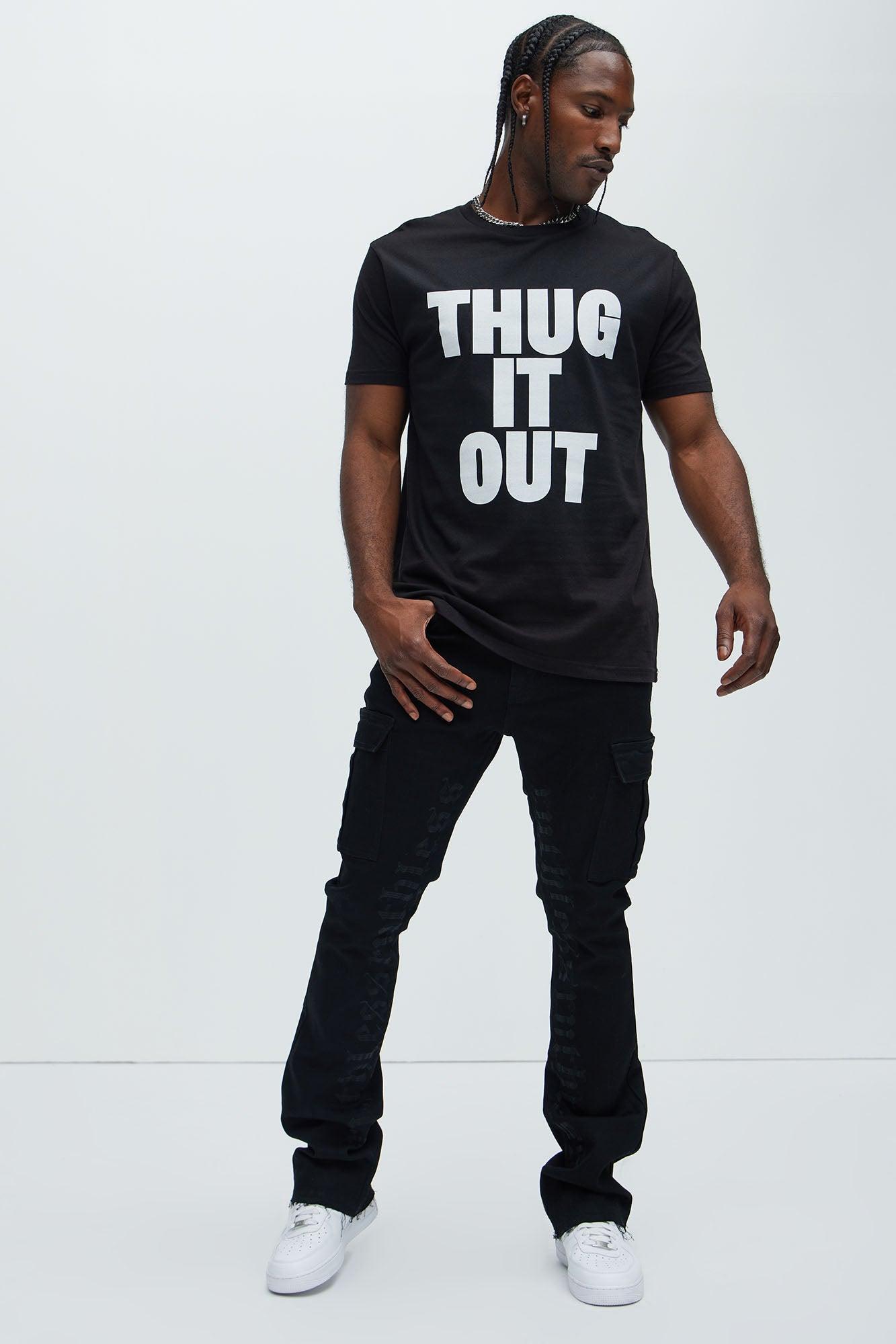 Thug It Out Short Sleeve Tee - Black Product Image