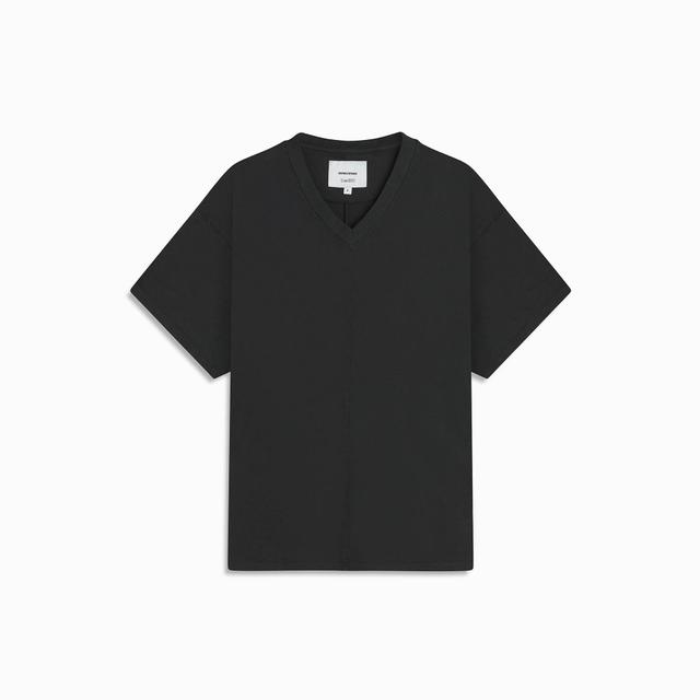 standard v-neck tee / washed black Product Image