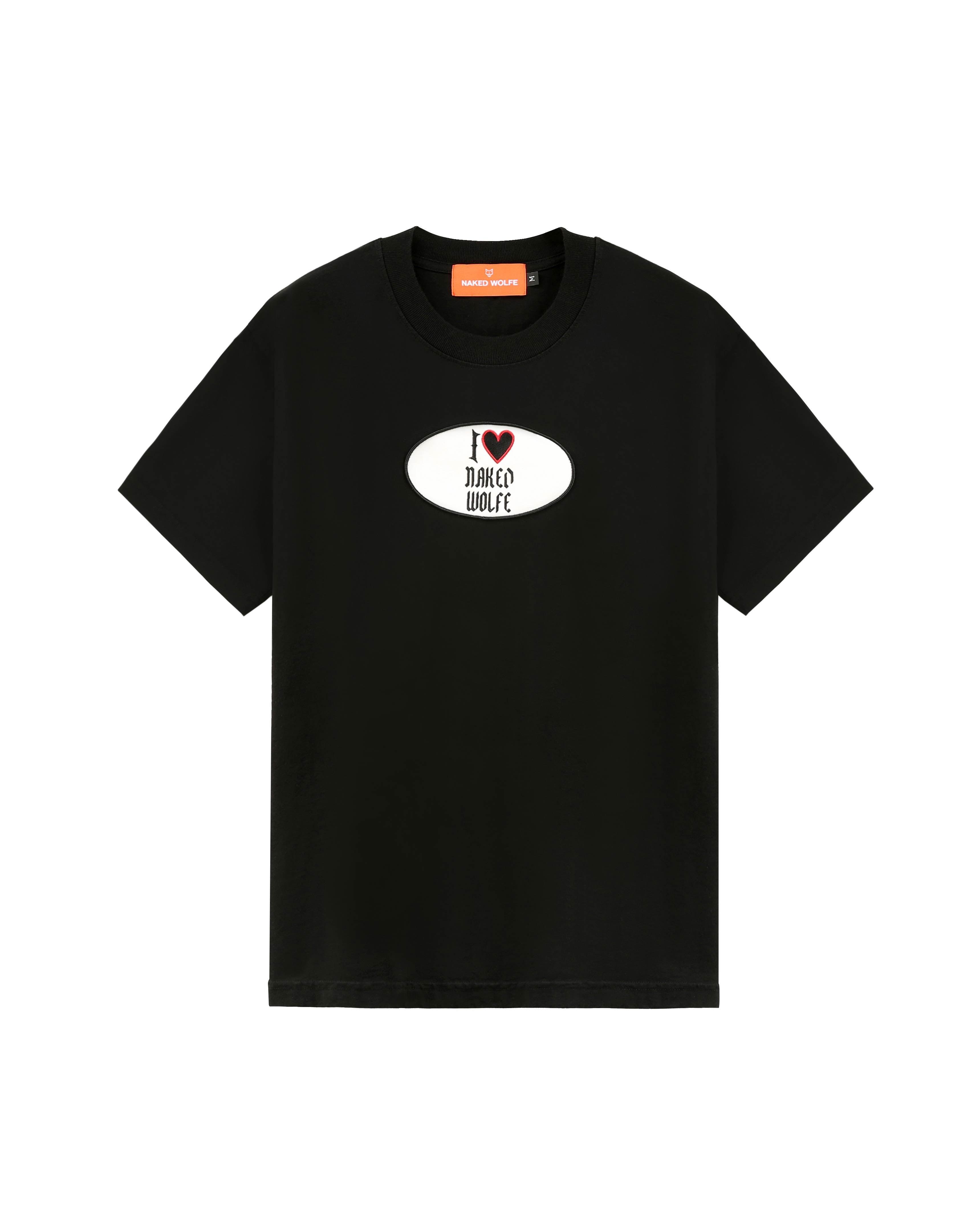 I Love Naked Wolfe T-Shirt Black Product Image