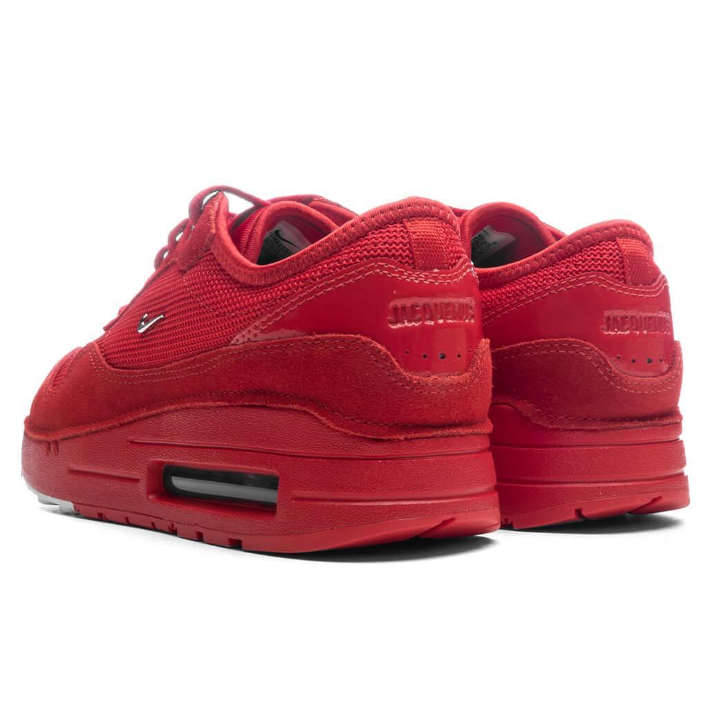 Women's Air Max 1 SP x Jacquemus - University Red/Metallic Silver Female Product Image